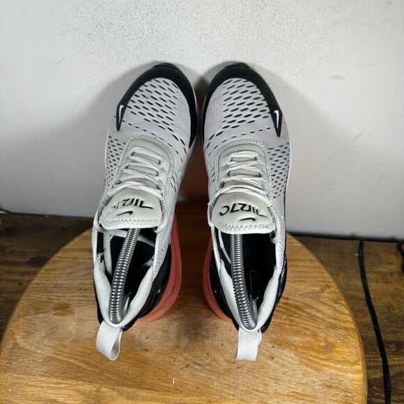 Nike Air Max 270 Light Bone Hot Punch Women's Size 6 Shoes Sneakers 943345-002 - Picture 8 of 9